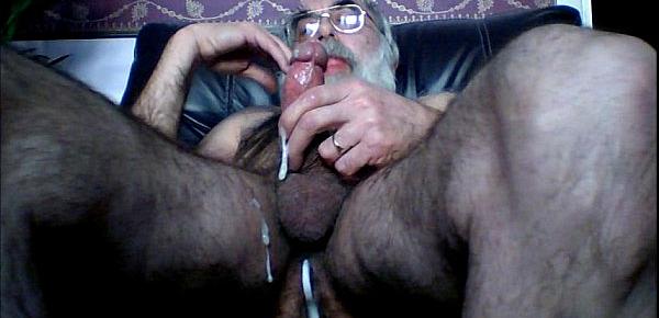  Wank with prostate massager up arse